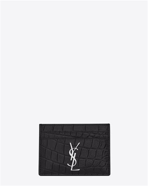 porte carte ysl noir|SAINT LAURENT Wallets and Cardholders for Women .